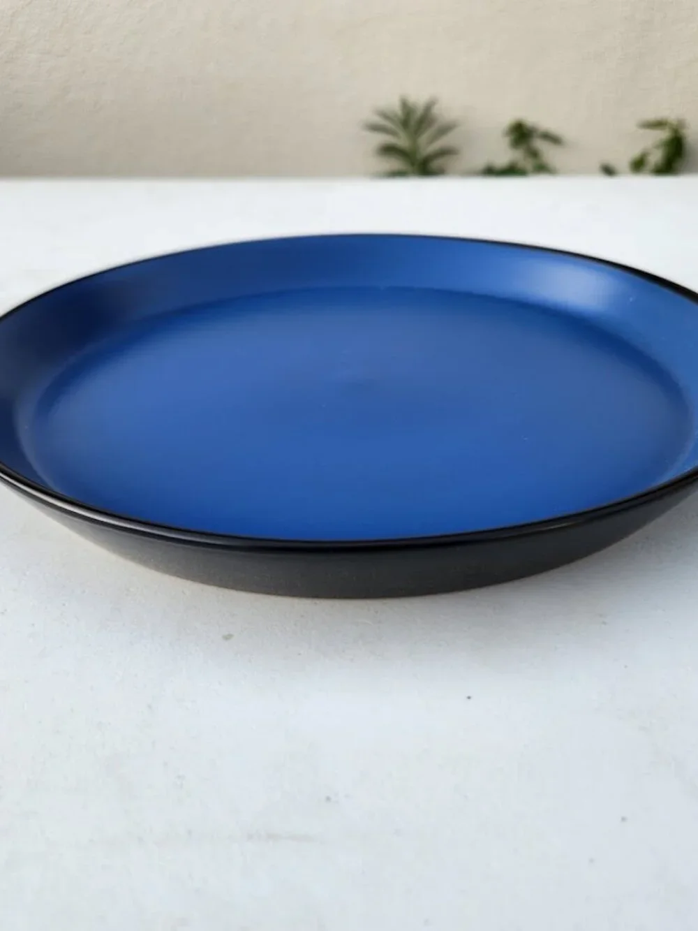 NEW Stone Lain Albie Round Dinner Plate Dinnerware Blue Black Replacement Plates
